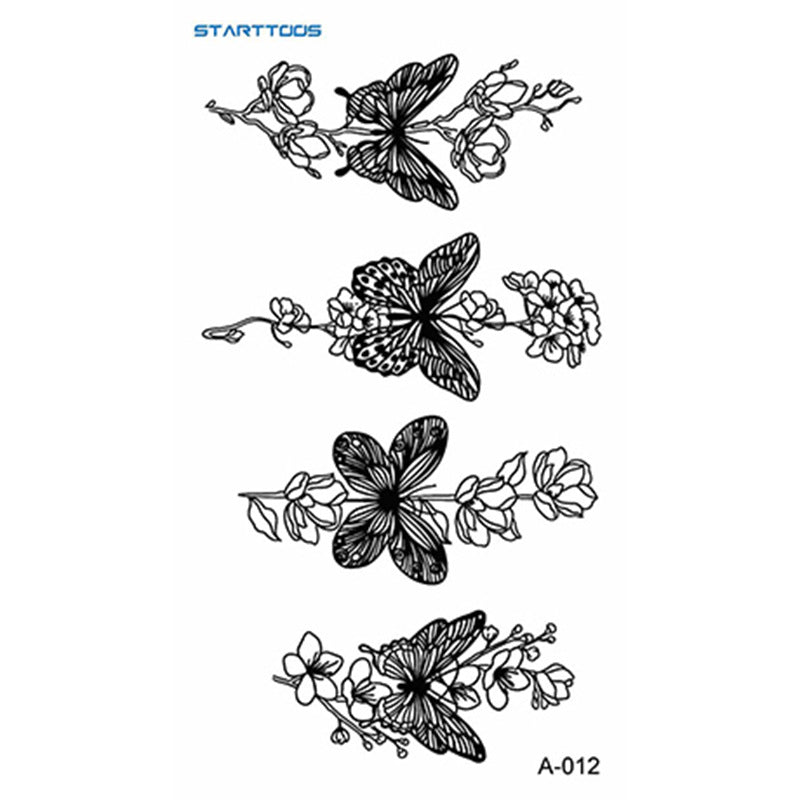 Simple Small Pattern Semi-permanent Tattoo Sticker
