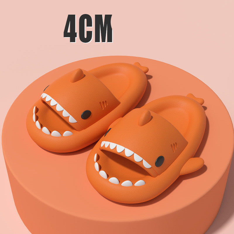 Cartoon Shark Slippers Funny Cutes Soft Slipper Indoor Outdoor  Shoes For Women Men Couples
