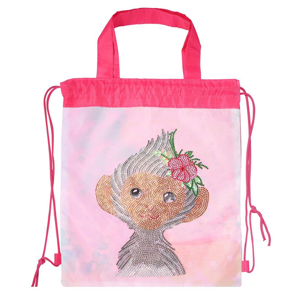 Creative Foreign Trade DIY Diamond Drawstring Back Bag Shopping