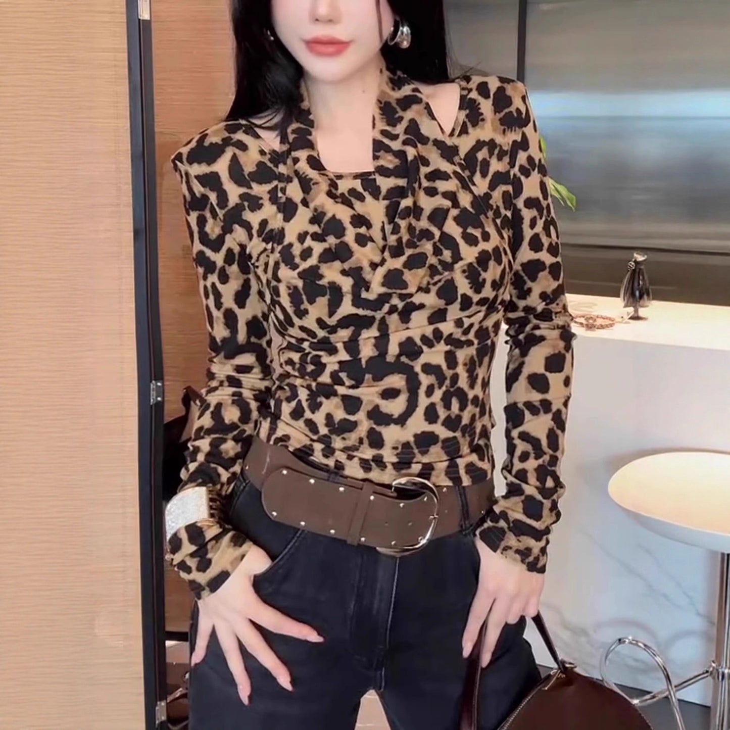 Women's Design Sense Niche Slim Fit Sexy Inner Top