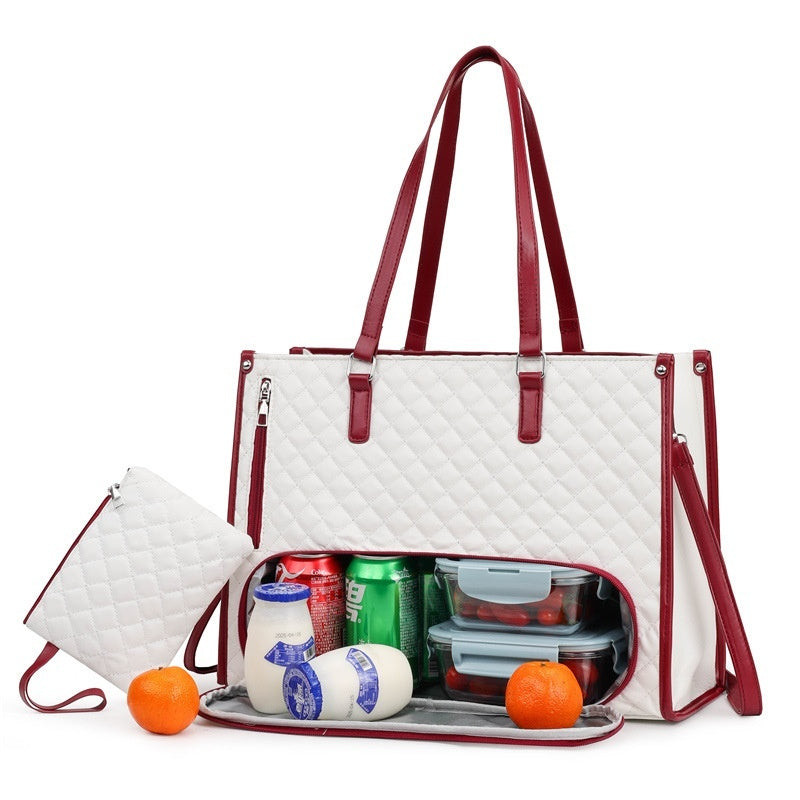 In-stock New Large Tote Bag Insulated Womens Crossbody Combo Bag