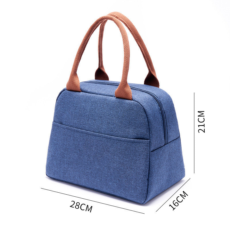 Student Minimalist Portable Oxford Cloth Insulation Bag