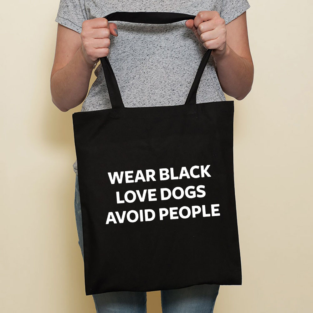 Sausage Cute Pet Dog Printed Canvas Bag