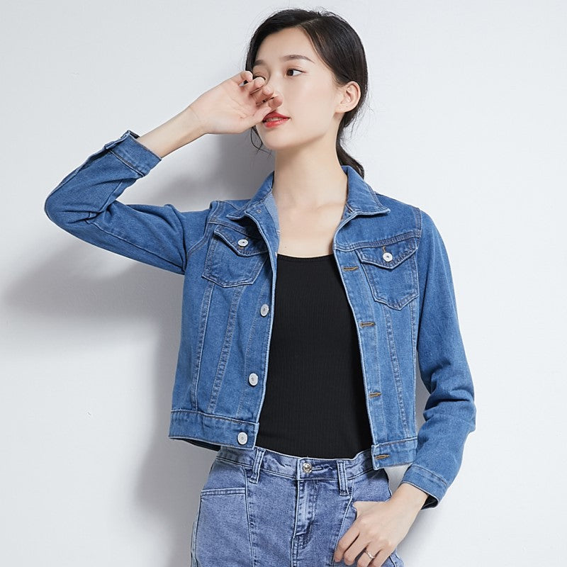 New Spring Autumn Candy Colored Denim Clothing