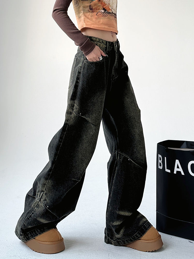 Wide Leg Pants Loose High Waist Trousers For Women