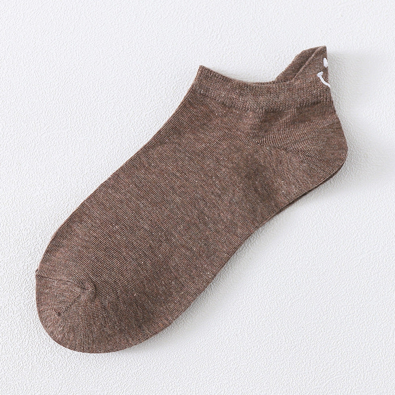 Socks Personalized Heel Embroidered Face
