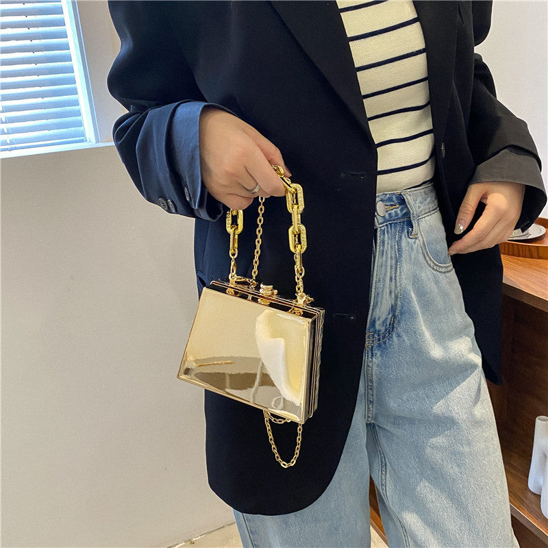 Net Red Girl Chain Shoulder Box Bag