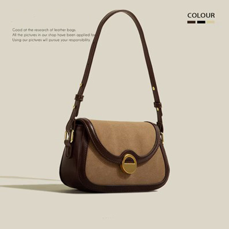 Texture Niche Middle-ancient Underarm Bag For Women
