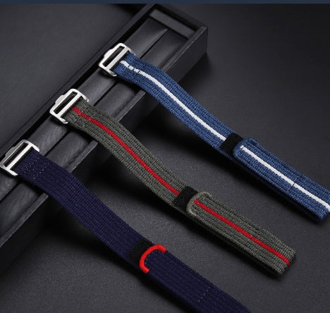 Velcro Canvas Nylon Stripe Strap