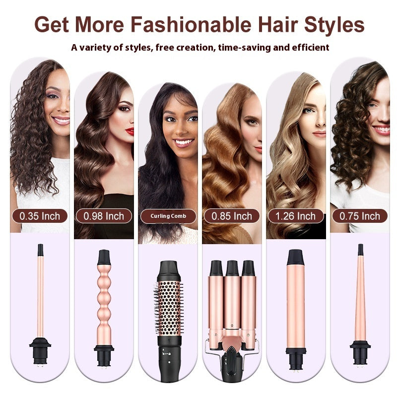 All-in-one Three-tube Water Wave Hair Curler