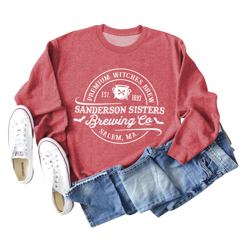 Alphabet Printed Autumn And Winter Bottomed Long Sleeve