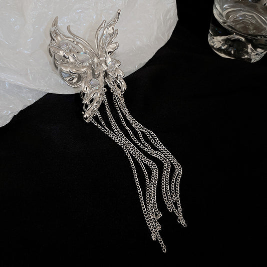 Butterfly Moonstone Tassel Personalized Hair Shark Clip