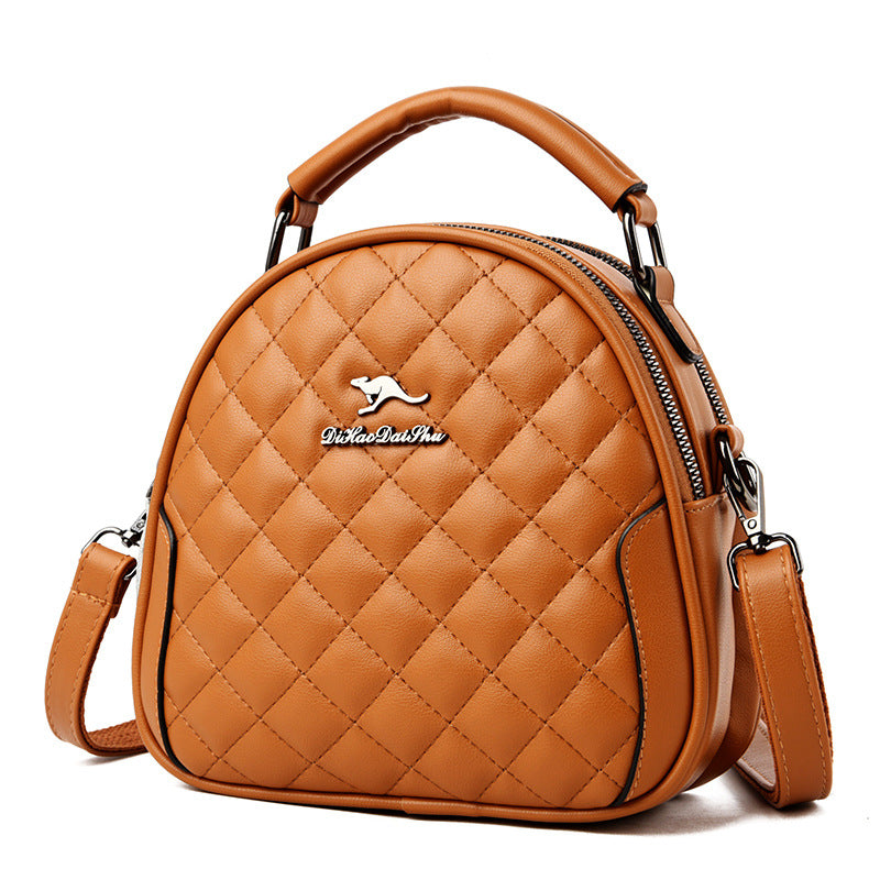 Alsidig skuldertaske Ins Net Rød Diamant Crossbody