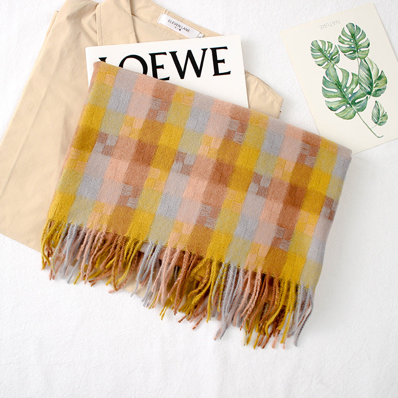 Fashion Imitation Cashmere Warm And Sunscreen Scarf