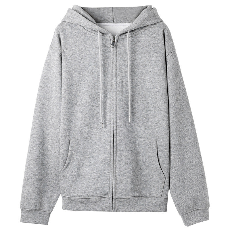 Løs og Hættetrøje Cardigan Sweater Frakke Fortykket Casual Stil
