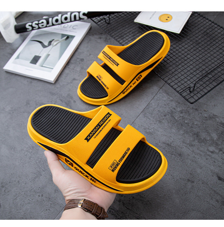 Step On Excrement Sense EVA Rubber Plastic Slippers Male Creative