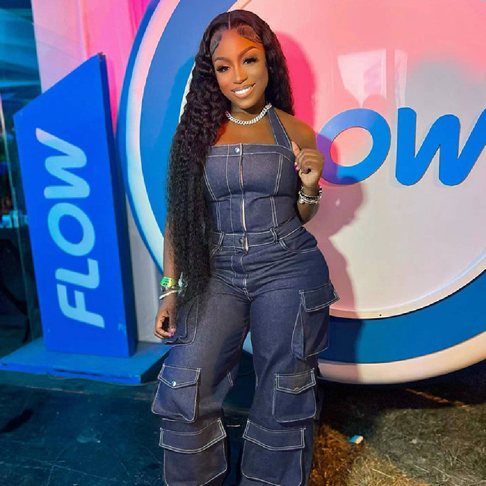 Denim Jumpsuit til kvinder med personlighed