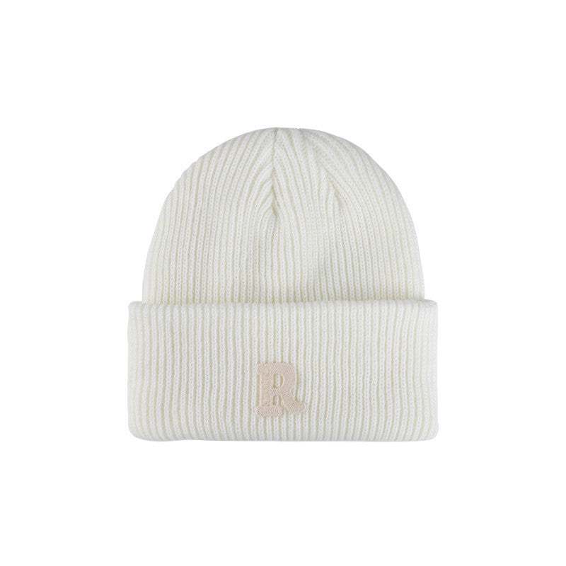 Female Fashion Casual Letter Woolen Hat