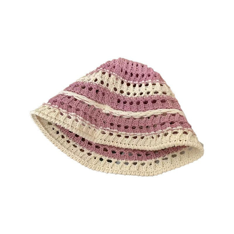 Handmade Woven Head-wrapping Hat Hollow Retro Artistic