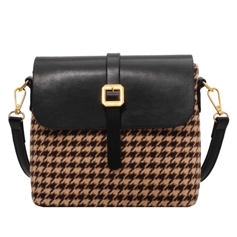 Houndstooth Personality Daily Commuter Female Bag