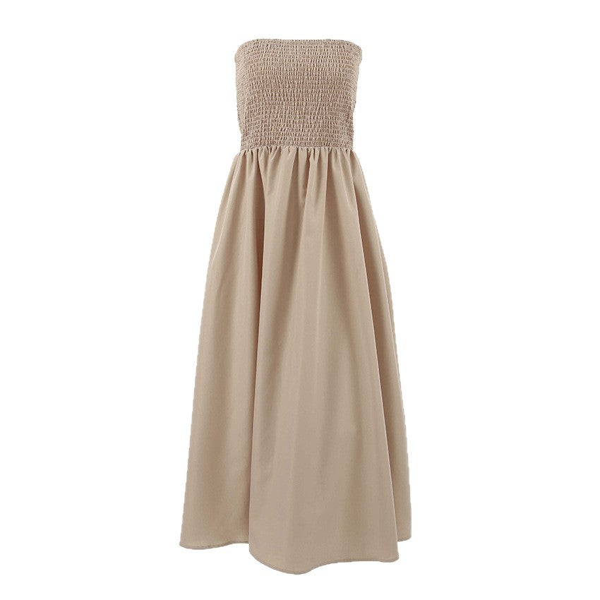 French-style Elegant Strapless Dress For Women