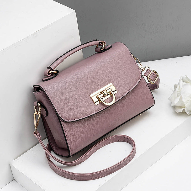 Single Shoulder Messenger Bag Simple Ladies Portable Small Square Bag