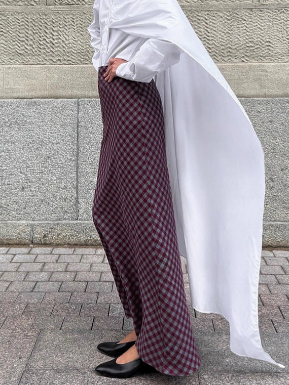 Spring Elegant Drapey Slimming High-Waisted Midi Bodycon Skirt For Women