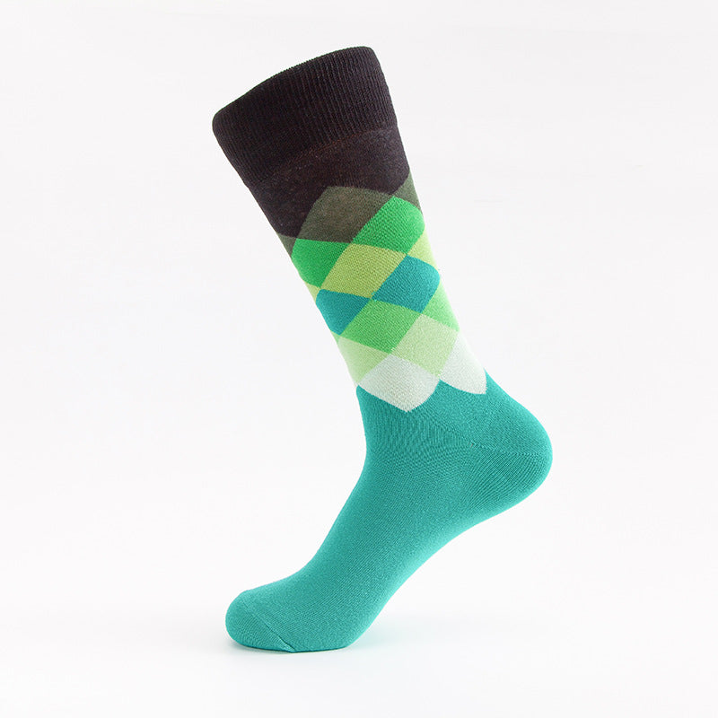 Shaping Sweat Absorbing And Deodorant Men's Trendy Long Hip Hop Cotton Socks