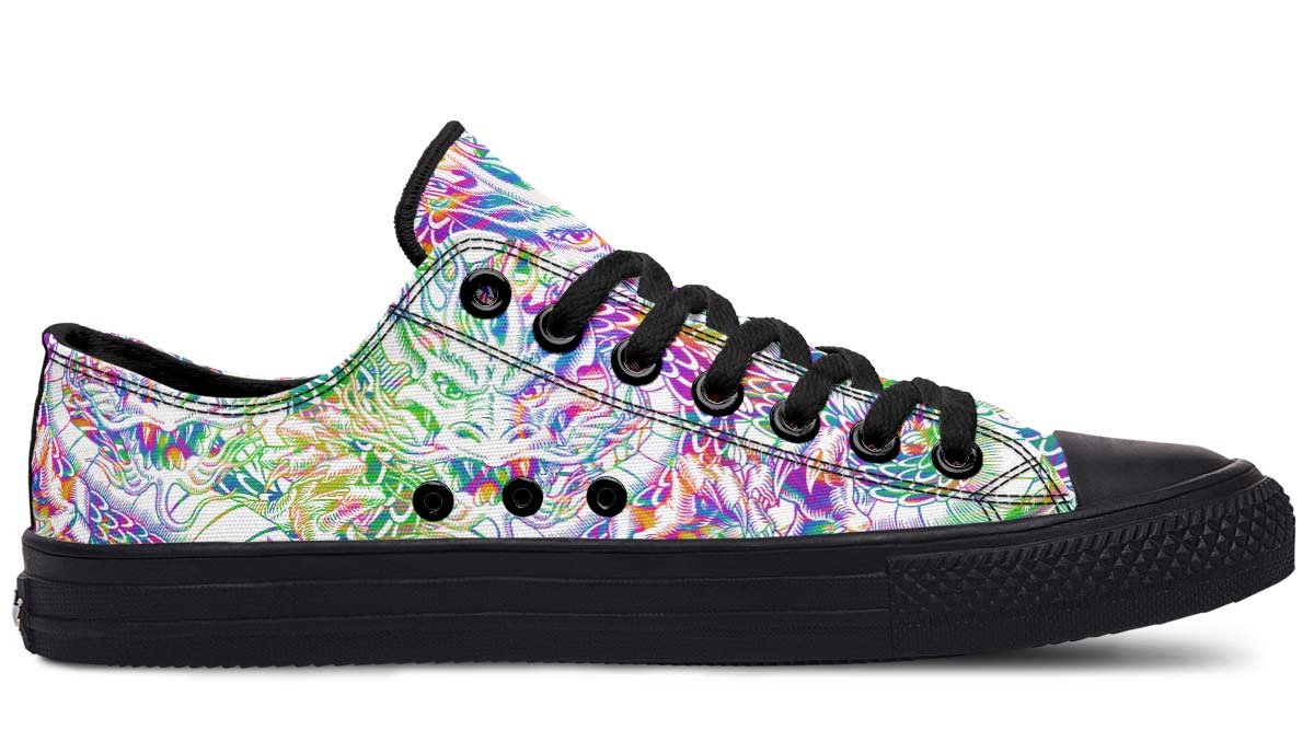 Fashion Print Couple Low-Top Canvas Shoes