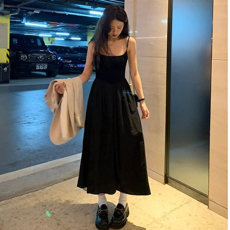 Line Slip Dress Hepburn Style Little Black Dress