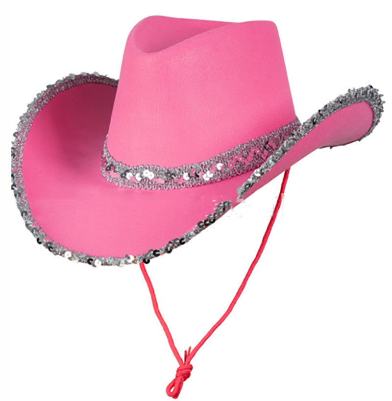 Double Sided Sequin Fashion Denim Hat