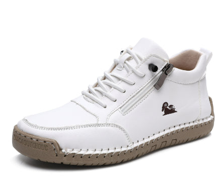 Womens Hand-Stitched Soft-Soled Casual Flat Shoes For FallWinter