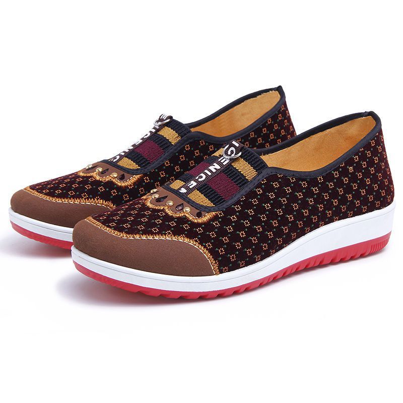 Softsoled Nonslip Middleaged And Elderly Casual Cloth Shoes