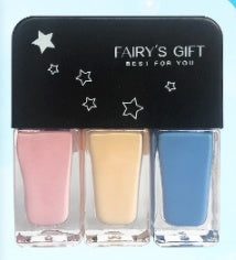 Three-in-one DIY No-bake Tearable Sequined Nail Polish Set