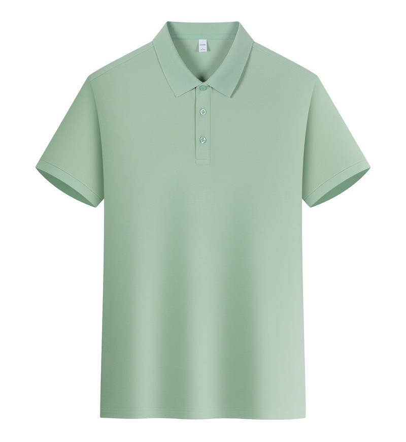 Short-sleeve Ice-feel Workwear With A Lapel Collar