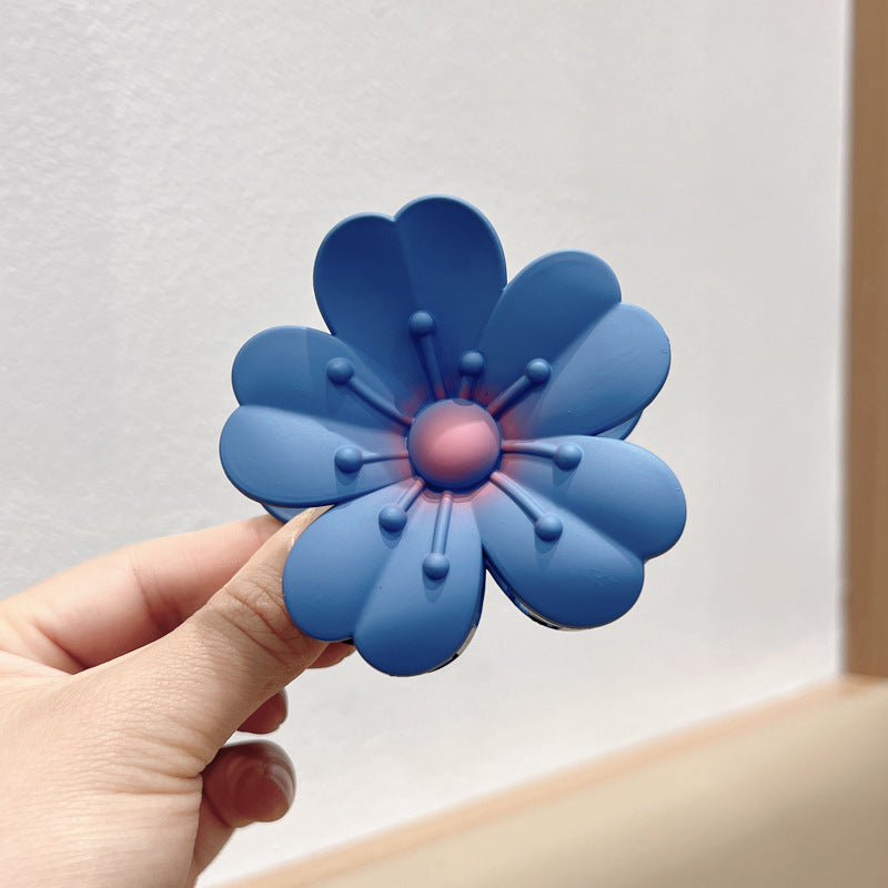 Matteret Store Æggeblomst Barrette Kvinder