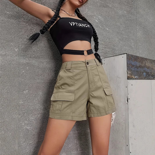 Straight Cargo Casual Loose Wide-leg Pants