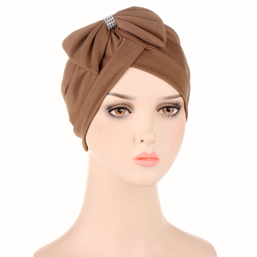 Tangled Bow Fashion Bandana Hat Forehead Cross