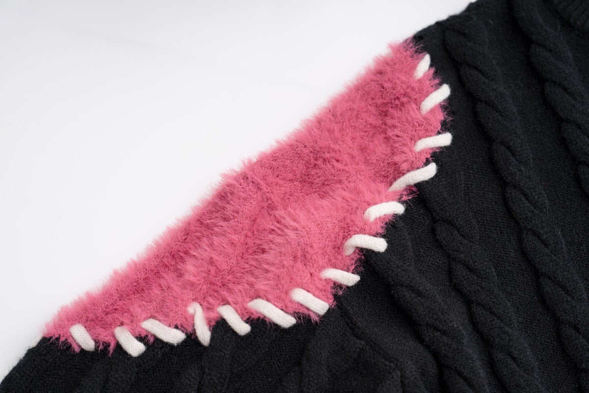 Mænd og kvinder par rundhals casual sweater