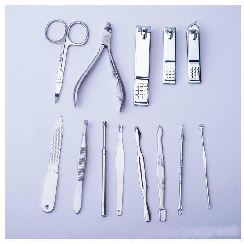Stainless steel manicure set