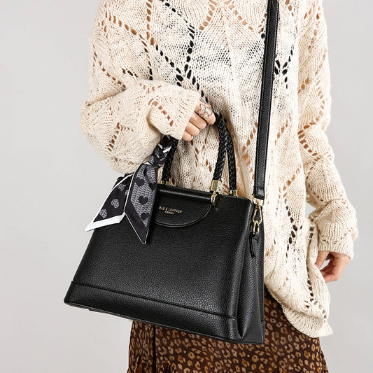 Retro High-end Large-capacity Light-luxury Womens Crossbody Tote Bag