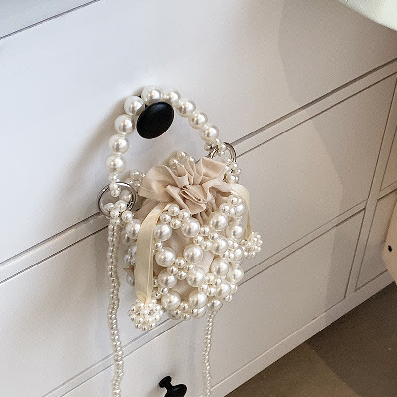 Pearl Foreign Air Concave Modeling Photo Purse