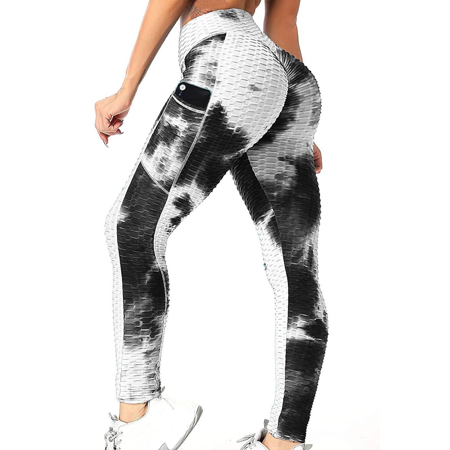 Cross-border European And American Foreign Trade New Style Yoga Pants Jacquard Pants