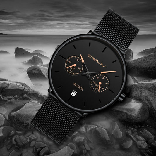 Star fashion simple business men's Watch sports quatz