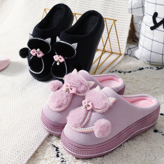 Cute cartoon cat non-slip slippers