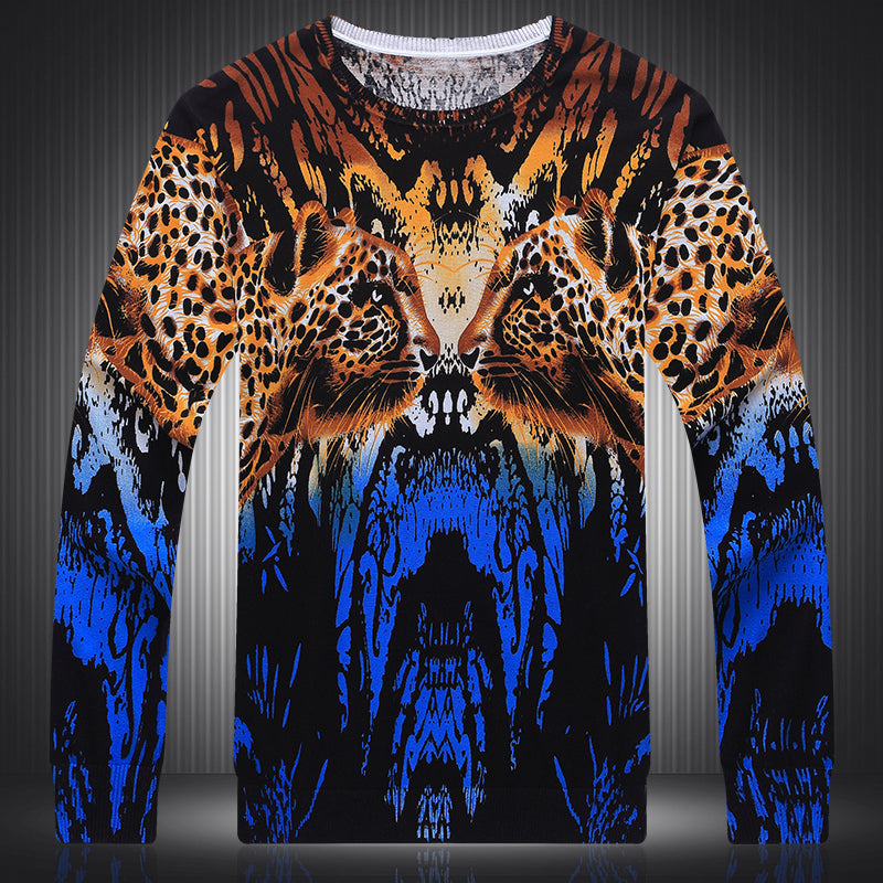 Fashion Trend Domineering Men's Top Clothes Sweater