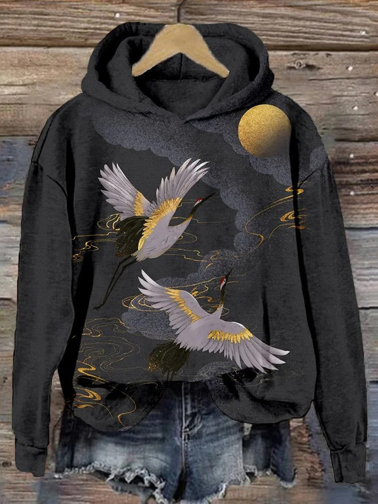 Womens 3D Digital Print Hoodie From Europe And The US