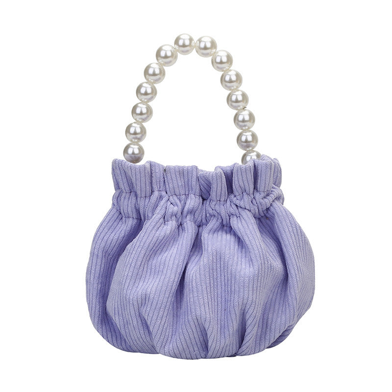 Crinkled Chain Cloud One Shoulder Crossbody Bag