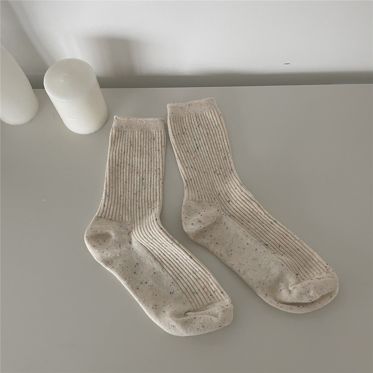 Sweet Girl Medium Tube Solid Socks