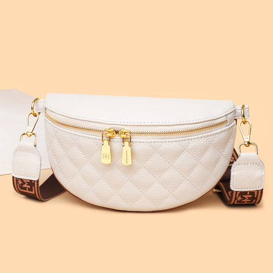 Dame moderigtig, enkel rhombus-crossbody-taske
